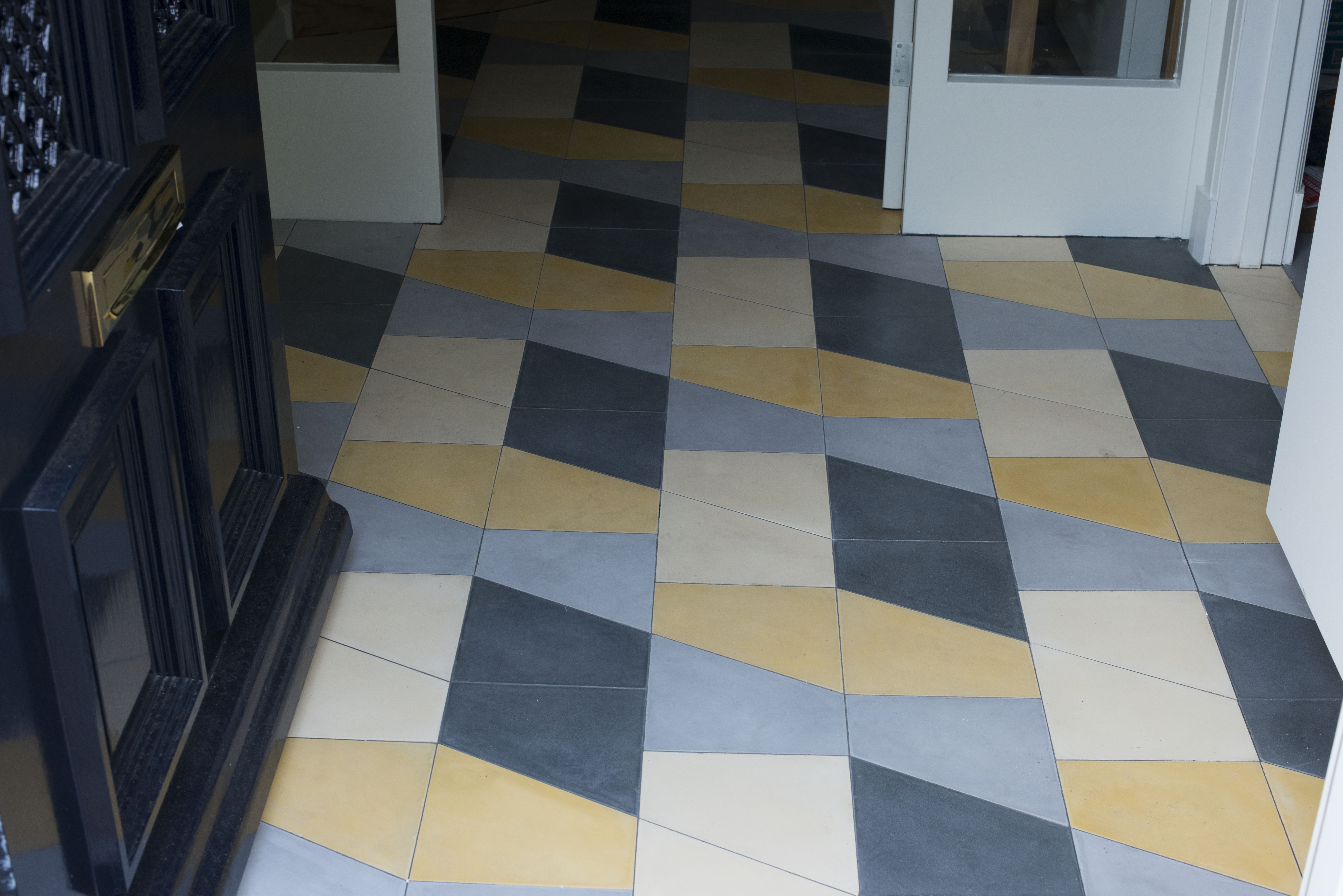 Bespoke Huguet / Typotheque tiles, custom colours
