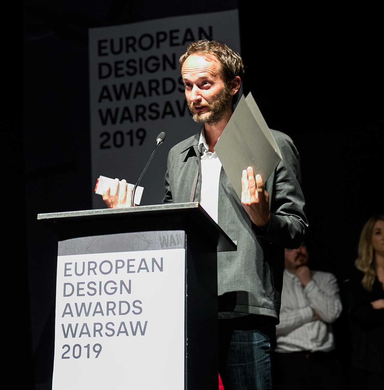 Peter Bilak acceptance speach at the European Design Award 2019