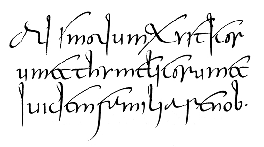 Minuscule-cursive from the 3rd century.