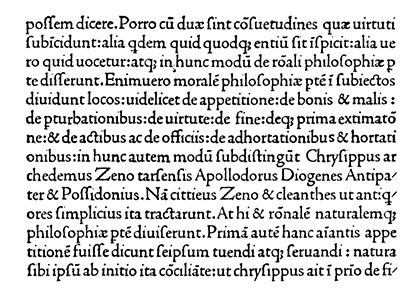  Nicolas Jenson’s Roman type, Venice, 1475.
