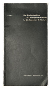 Die Schriftentwicklung / The Development of Writing / Le Développement de l’Ecriture