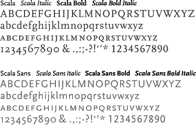 Scala Sans & Scala Serif
